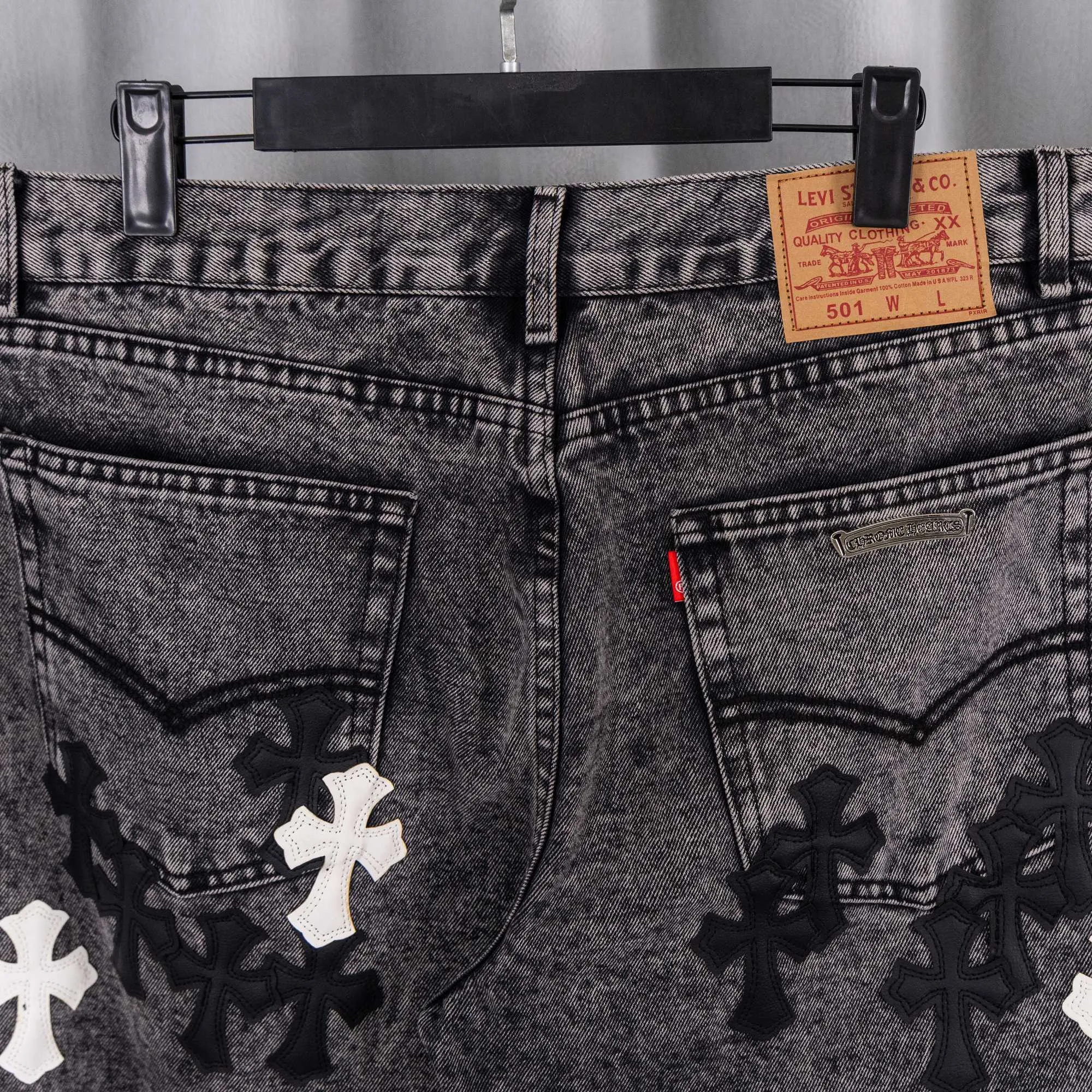 （ ） 155 vintage levis remake remake remake remake #CHROME HEARTS Same Style